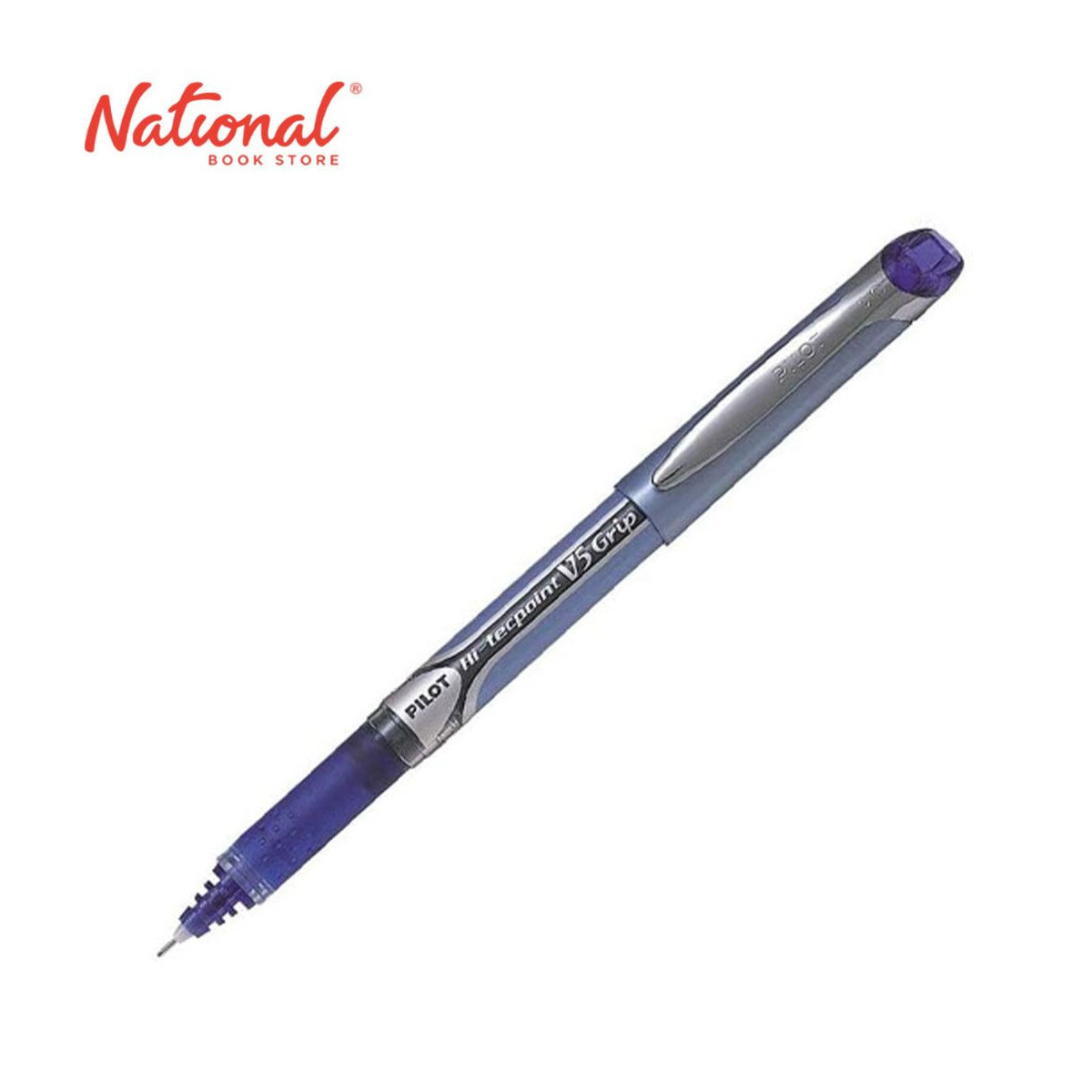 Pilot Hi-tecpoint V5 Grip Rollerball Pen 0.5mm, Violet BXGPNV5 - School & Office Supplies