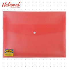 Plastic Envelope Long Expanding G6947B, Red - School & Office Supplies