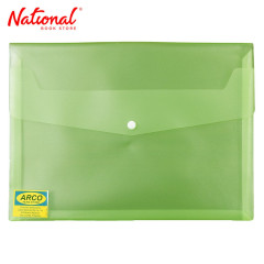 Plastic Envelope Long Expanding G6947B, Green - School & Office Supplies
