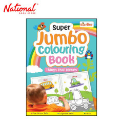Super Jumbo Colouring Book: Things That Move - Trade Paperback - Activity Books for Kids