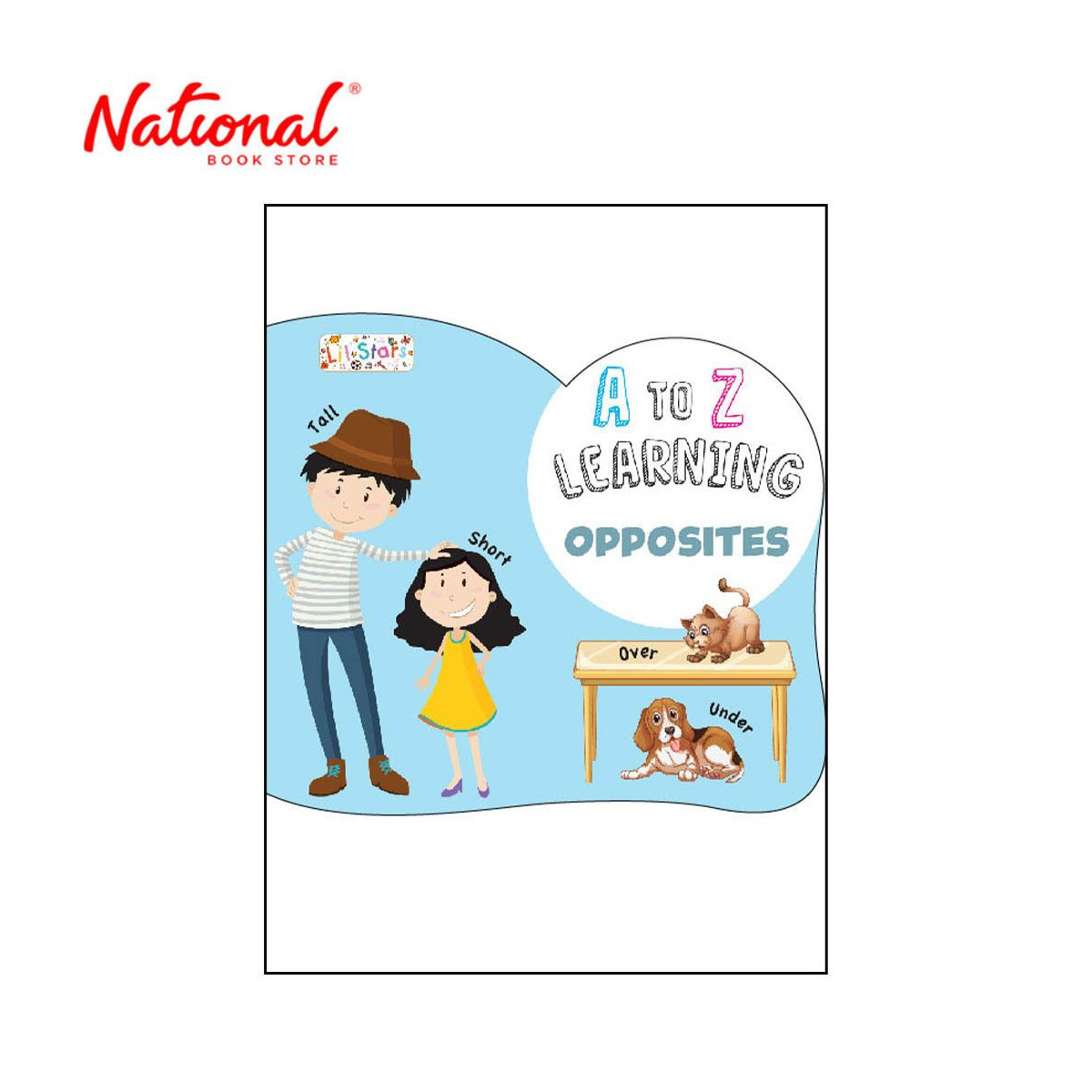 A to Z Learning: Opposites - Board Book for Kids