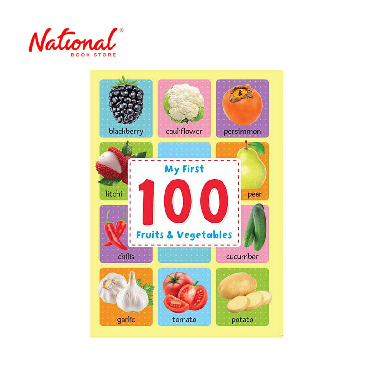 My First 100 Fruits & Vegetables - Board Book for Kids