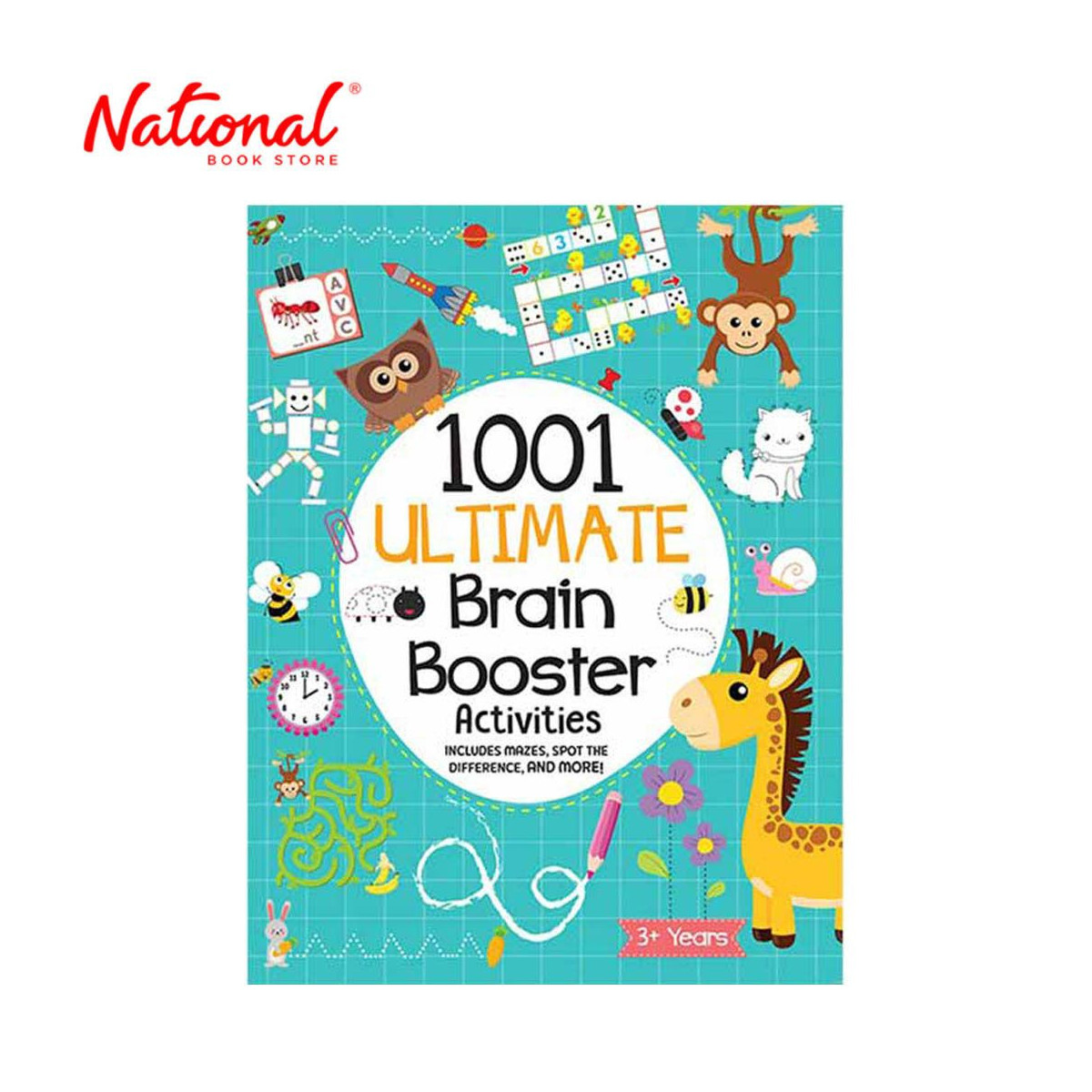 1001 Ultimate Brain Booster Activities For 3-6 Years Old Kids - Trade Paperback