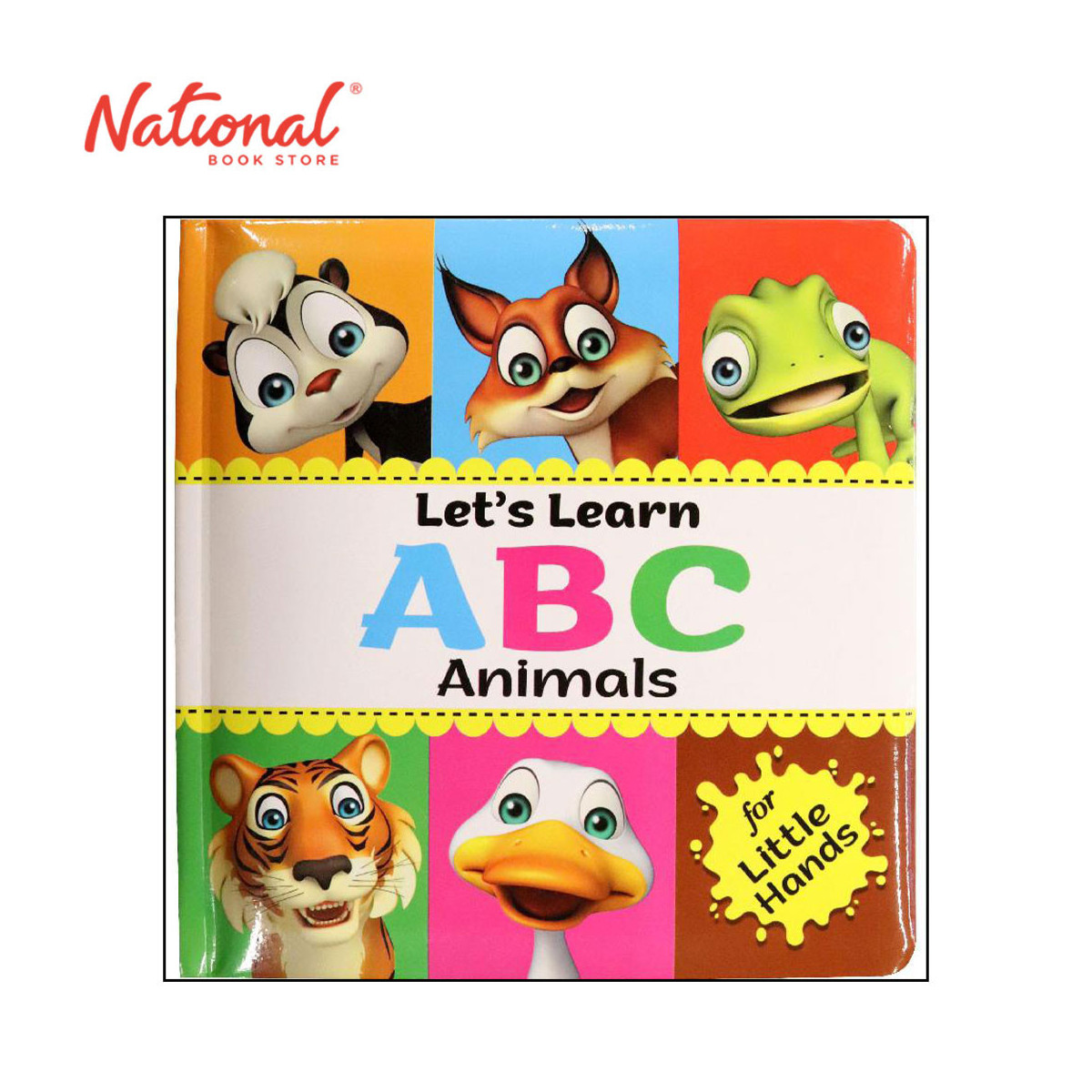 Lets Learn ABC Animals For Little Hands - Hardcover - Learning Aid for Kids