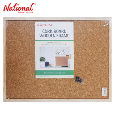 CORKBOARD 18X24 WITH WALL FRAME BACK TO BACK