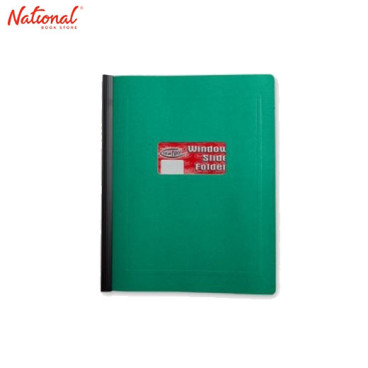 STARFILE Folder Report Cover with Slide Long Deep with Window Green