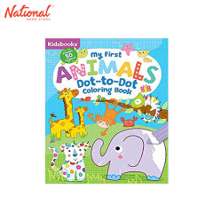 My First Animals Dot-to-Dot Coloring Book-Includes 50 Stickers Trade Paperback