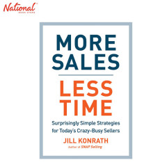 More Sales, Less Time Hardcover By Jill Konrath Sale