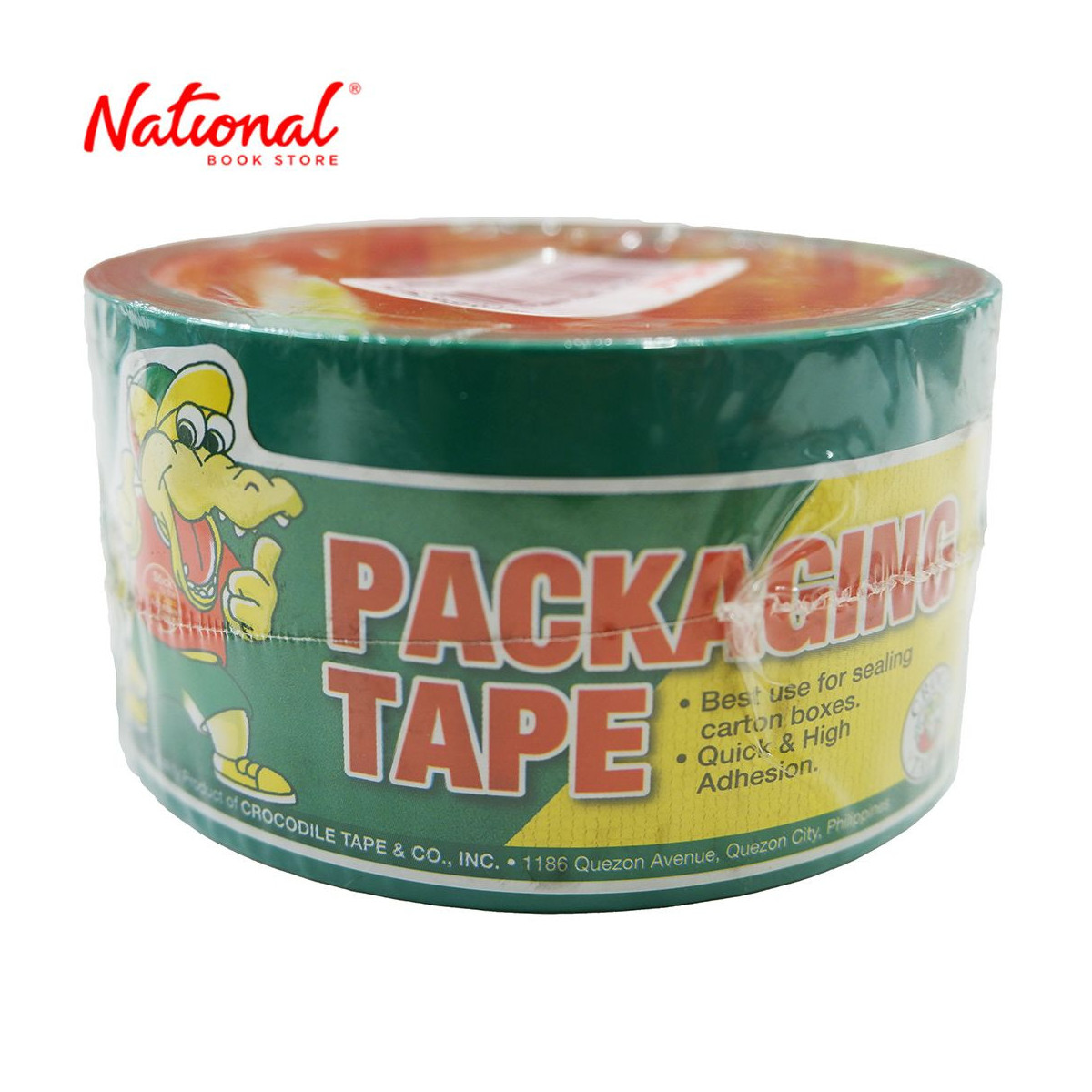 CROCO PACKAGING TAPE 48MMX40M, GREEN