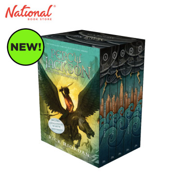 Percy Jackson and the Olympians 5-Book Boxed Set by Rick Riordan - Trade Paperback - Books for Kids