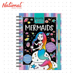 Scratch & Sketch Mermaids Spiral - Hardcover - Art Book for Kids