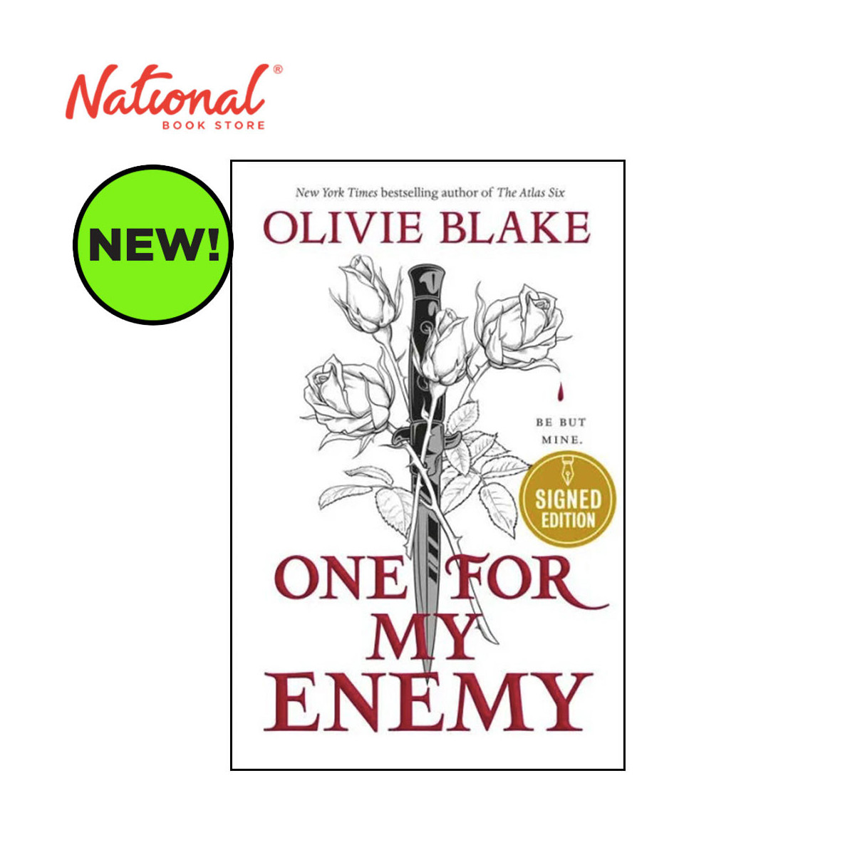 (Signed Copy) One For My Enemy by Olivie Blake - Hardcover - Fiction
