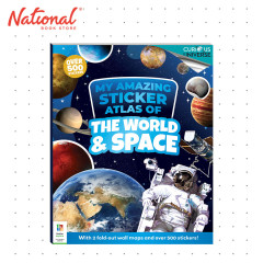My Amazing Sticker Atlas of The World and Space - Trade Paperback - Reference Book for Kids