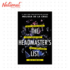 The Headmaster's List by Melissa Dela Cruz - Trade Paperback - Young Adult Thriller