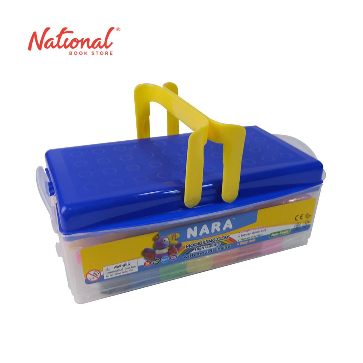 Nara Modelling Clay 03027870 8 Colors with Tools in Plastic Box