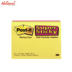 Post-it Sticky Note Multi Color 8X6In 6845 SSP