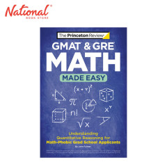 GMAT & GRE Math Made Easy by The Princeton Review - Trade...
