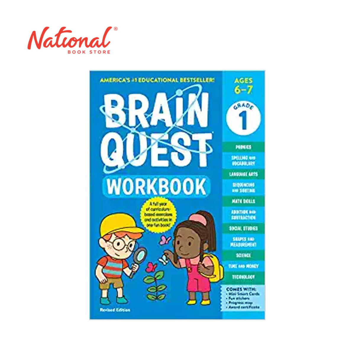 Brain Quest Workbook: 1st Grade Revised Edition - Trade Paperback - Activity Books for Kids