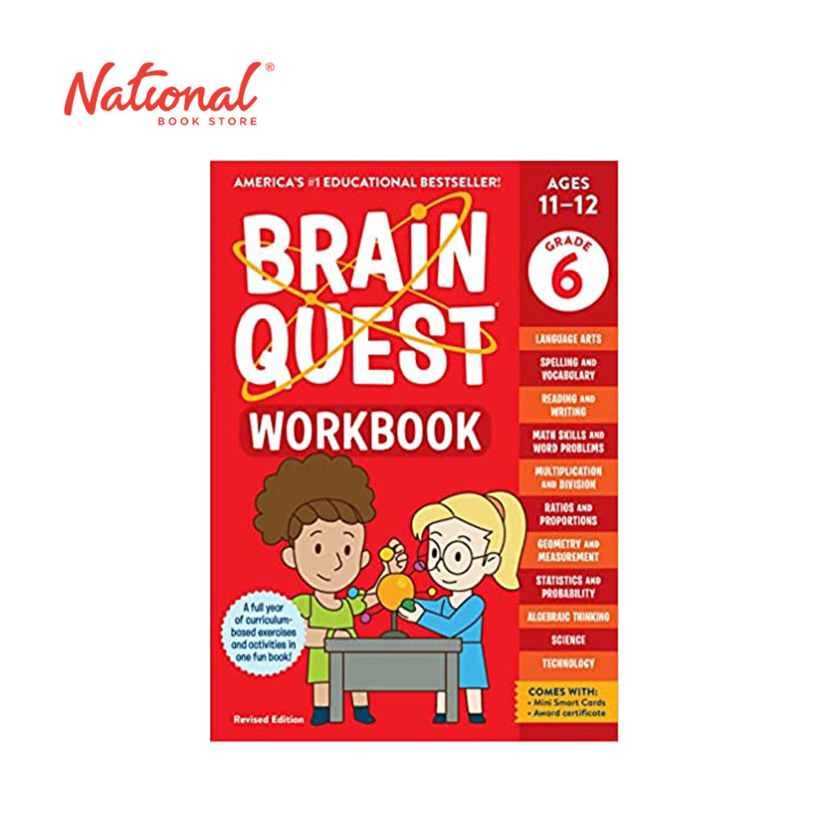 Brain Quest Workbook: 6th Grade Revised Edition - Trade Paperback - Activity Books for Kids