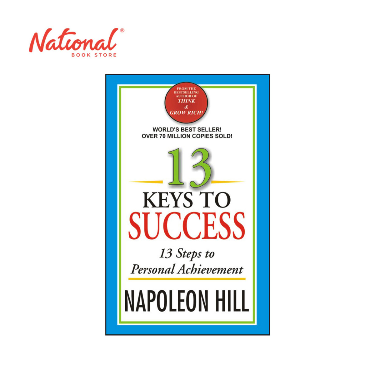 13 Keys To Success by Napoleon Hill - Trade Paperback - Self-Help Books