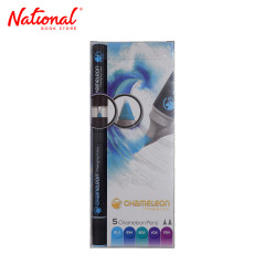 CHAMELEON TWIN TIP GRAPHIC MARKER SET CT0504 5COLORS COOL...