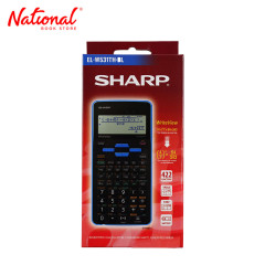 SHARP SCIENTIFIC CALCULATOR ELW531THBL 422FUNCTIONS BATTERY OPERATED WRITE VIEW