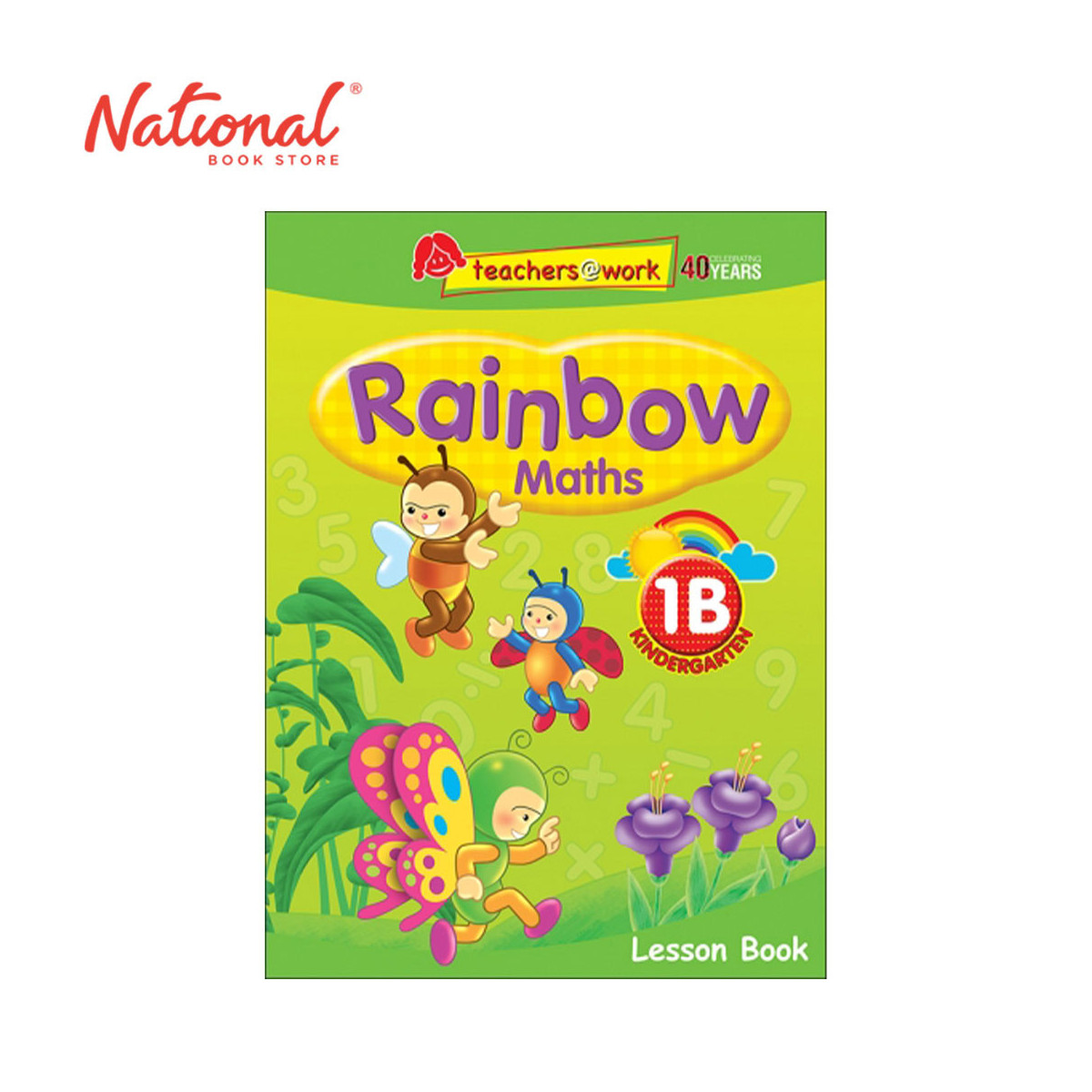 Rainbow Maths Lesson Book Kindergarten 1B by Chattryn Sonata - Trade Paperback - Preschool Books