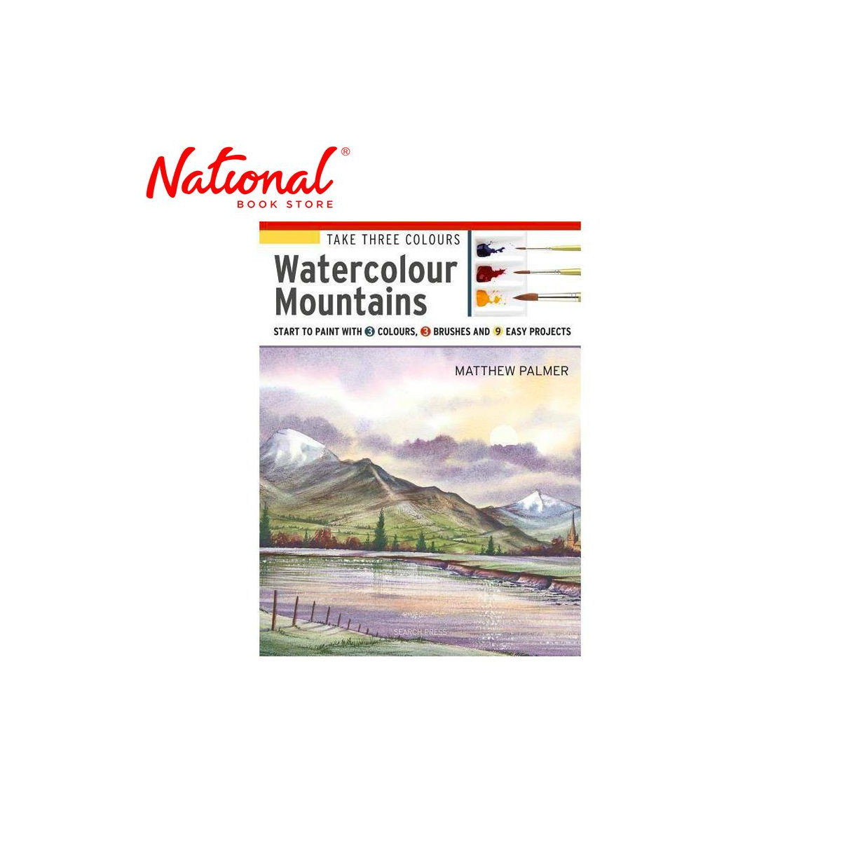 Take Three Colours: Mountains in Watercolour : Trade Paperback by Matthew Palmer - Art Books
