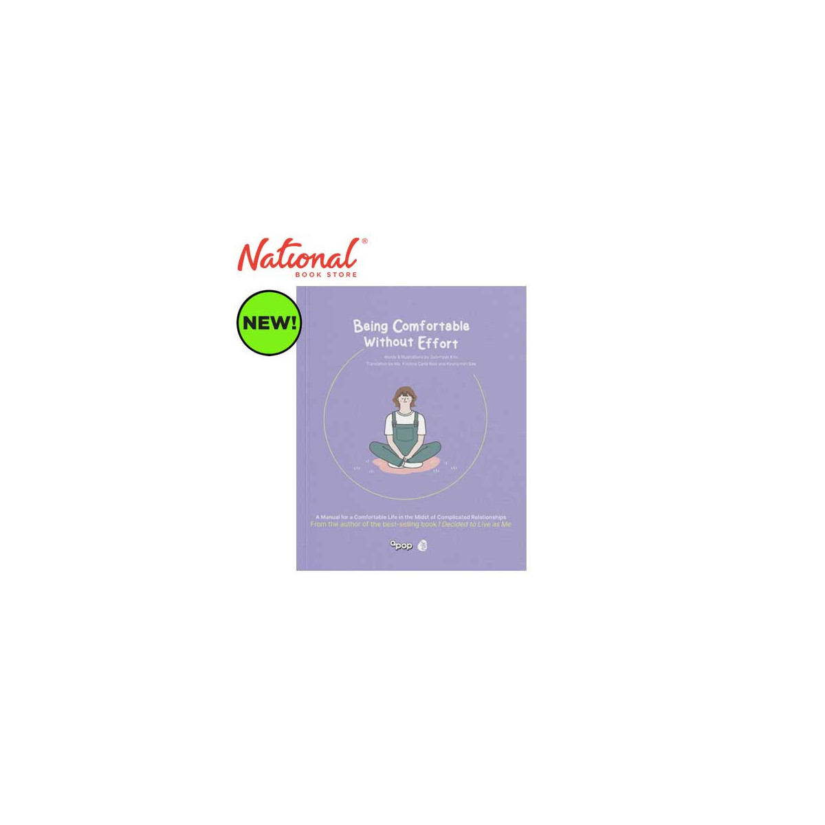 Being Comfortable Without Effort by Soo Hyun Kim - Trade Paperback - Psychology - Self-Help
