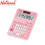 Casio Desktop Calculator MX12B Pink MT Dual Power - School - Office - Business Essentials