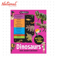 Factivity: Dinosaurs Book, Magnets And Board Neon Ed - Trade Paperback
