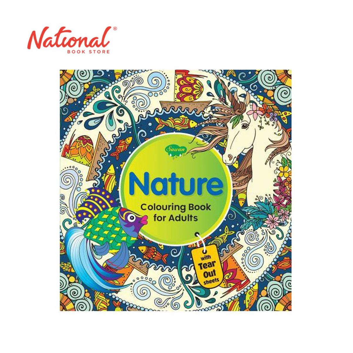 Nature Colouring Book For Adult - Trade Paperback - Art Books