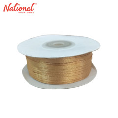 Double Edge Ribbon Matt Gold 1/8 inches - Giftwrapping...