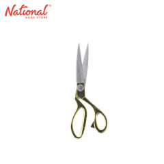 HBW Multi-Purpose Scissors Tailor Stainless Steel with Golden Handle Y55007 9 inches - School Supplies