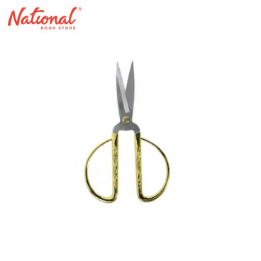 HBW Multi-Purpose Scissors Tailor Stainless Steel with Golden Handle Y66038 7.75 inches - School Supplies