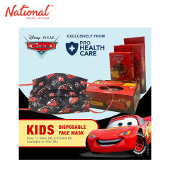 Prohealthcare Disney Cars Face Mask Kids 3plySurgical 30s Box Black - Medical Supplies
