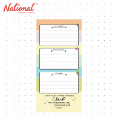 Plano Ni Lord Notepad I Can Do All Things Through Christ - Stationery