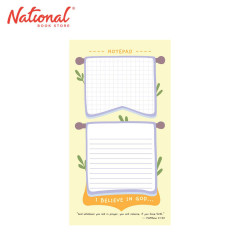 Plano Ni Lord Notepad I Believe in God - Stationery