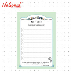 Plano Ni Lord Memo Pad Grateful For Today - Stationery