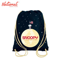 SNOOPY Drawstring Bag NASA   Cream