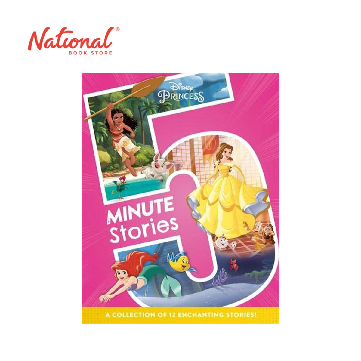 Disney Princess 5 Minute Stories - Trade Paperback - Books for Kids - Storybooks