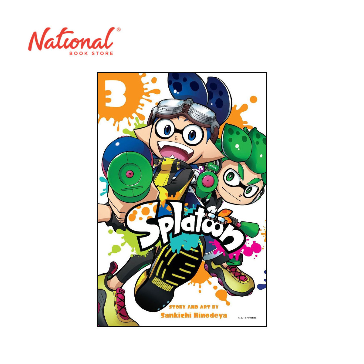 Splatoon No.3 by Sankichi Hinodeya - Trade Paperback - Book for Kids - Manga