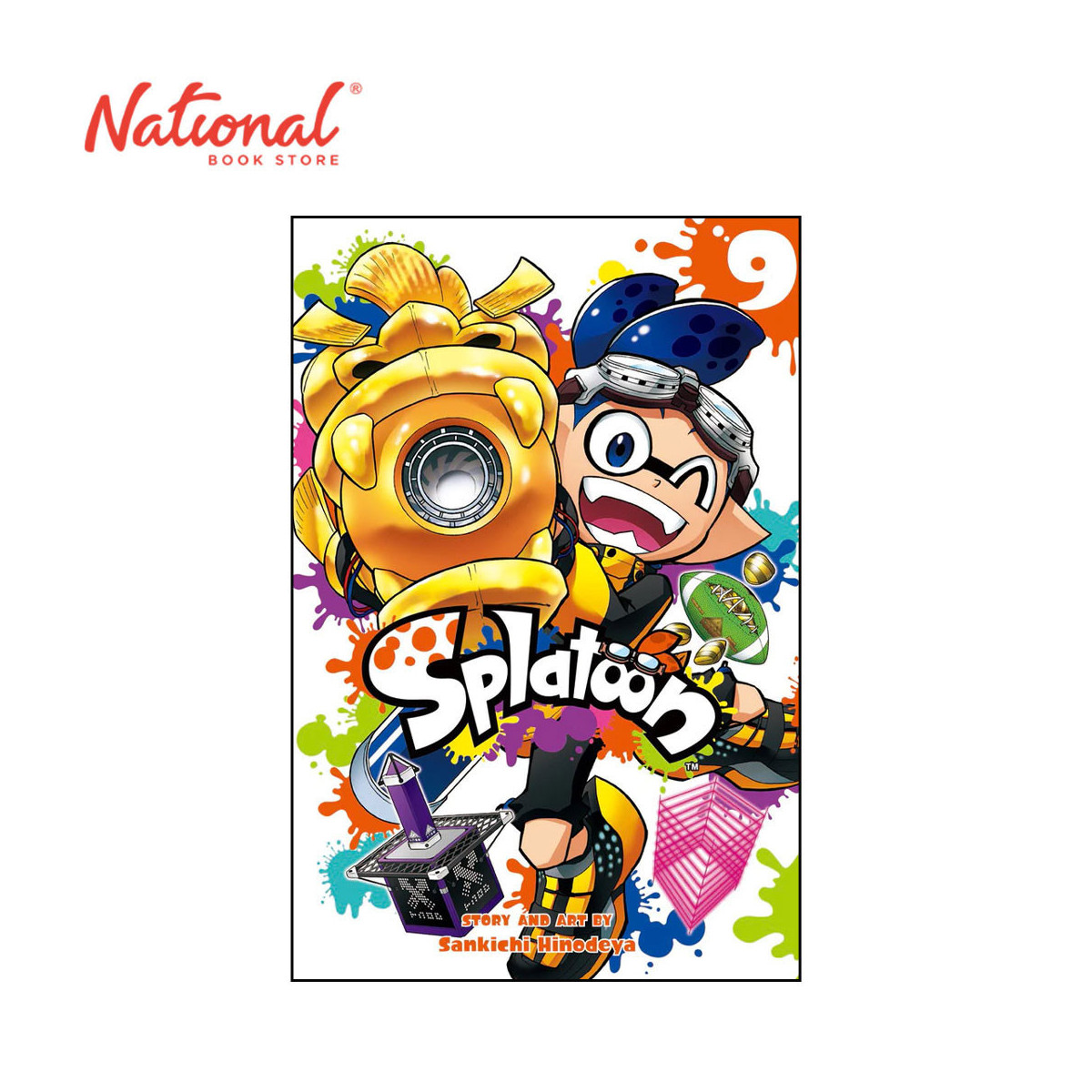 Splatoon No.9 by Sankichi Hinodeya - Trade Paperback - Book for Kids - Manga