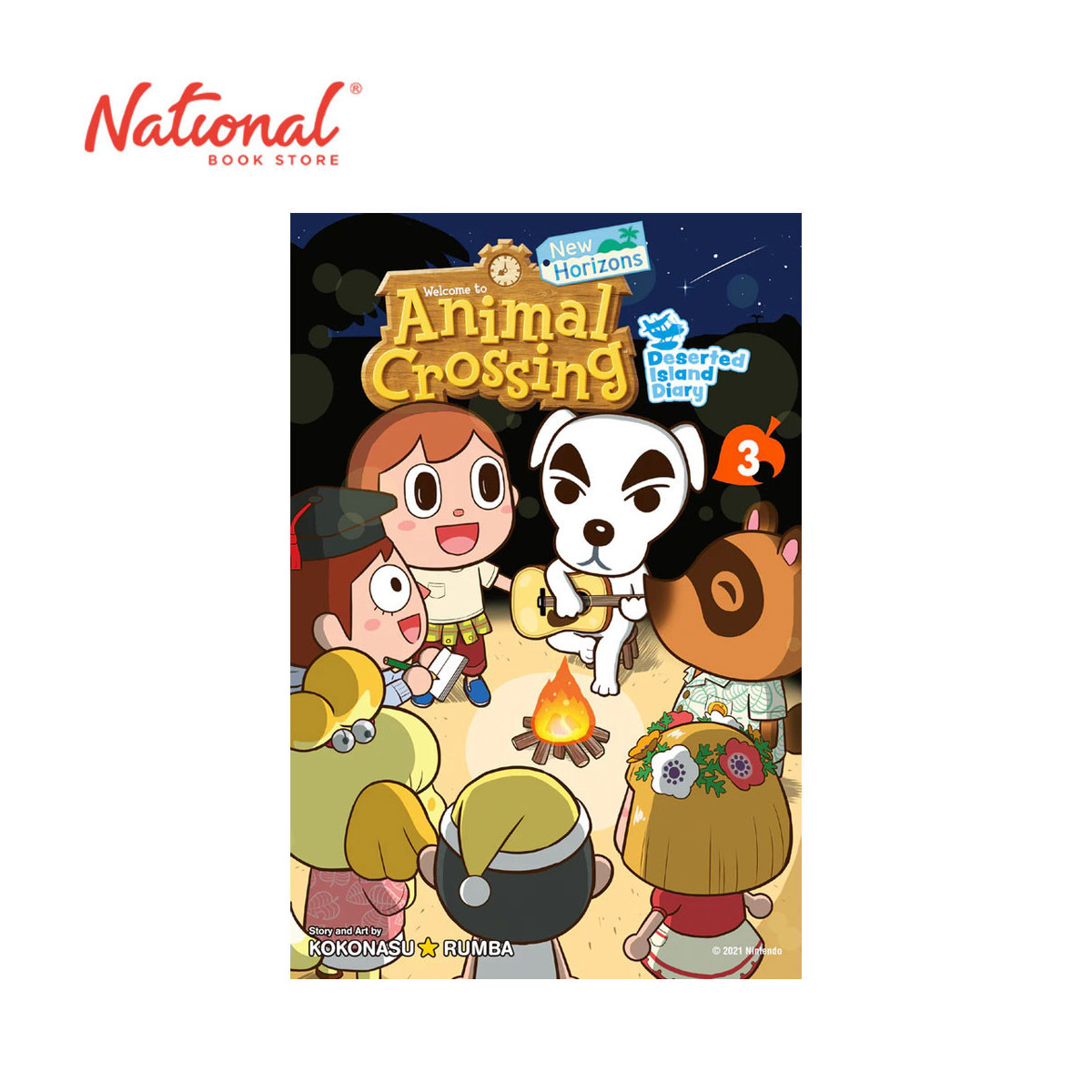 Animal Crossing: Deserted Island Diary No. 3 by Kokonasu & Rumba - Trade Paperback - Book for Kids - Manga