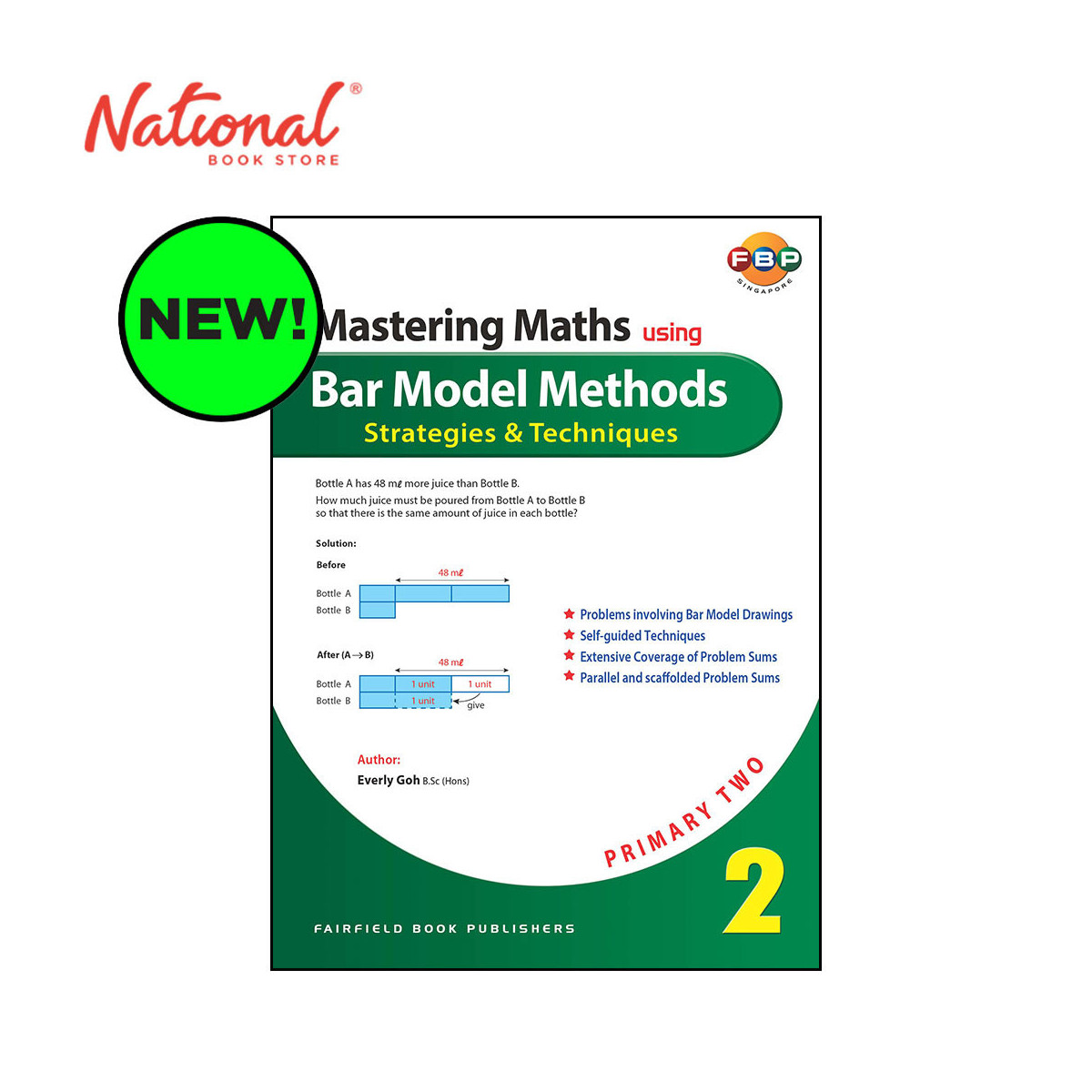 Mastering Maths Using Bar Model Methods Primary 2 by Everly Goh - Trade Paperback - Academic Books