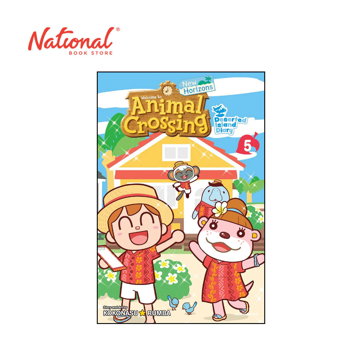 Animal Crossing: Deserted Island Diary No. 5 by Kokonasu & Rumba - Trade Paperback - Book for Kids - Manga
