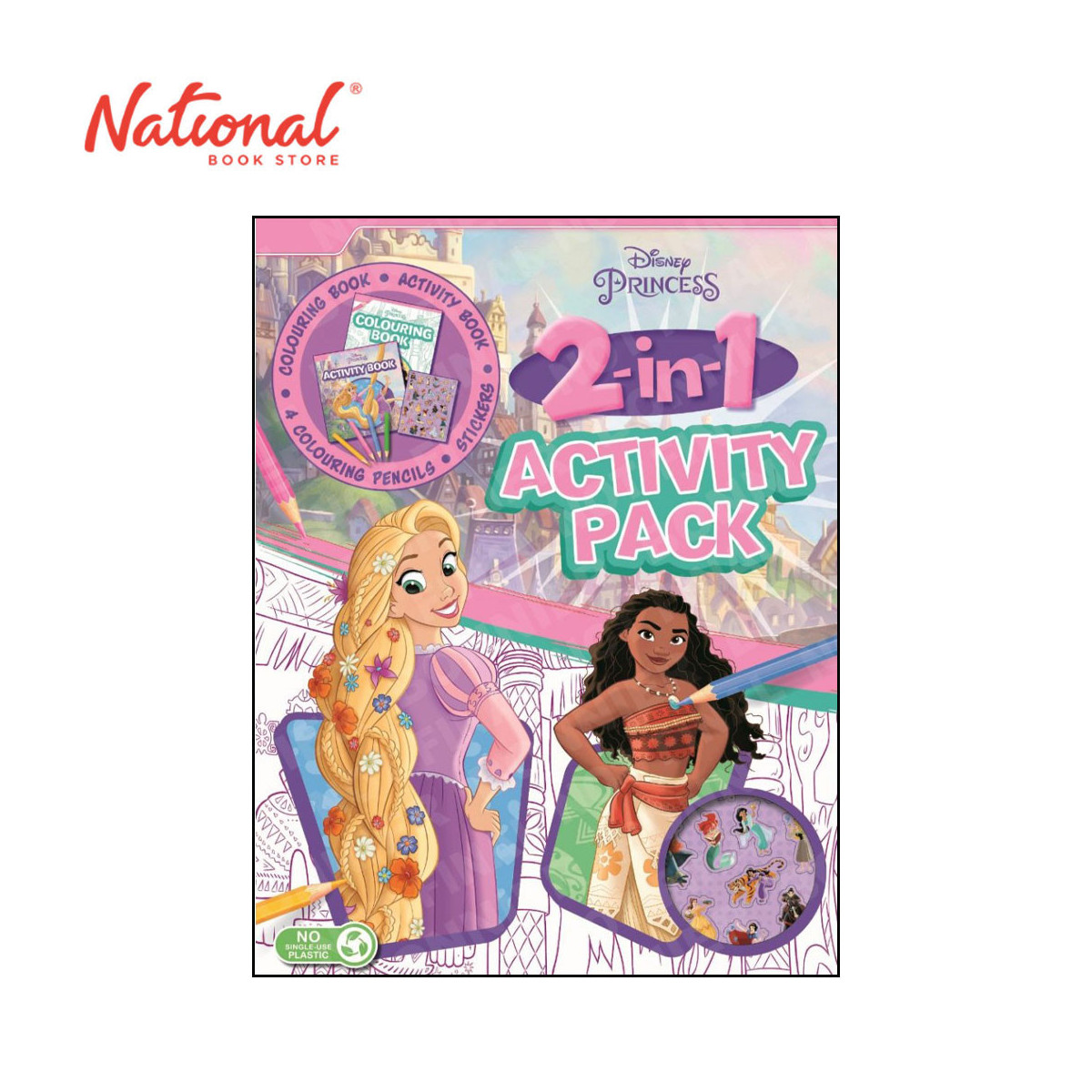 Disney Princess: 2-In-1 Activity Pack - Trade Paperback - Books for Kids