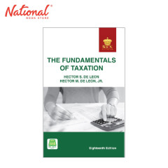 The Fundamentals of Taxation (2022) by Hector S. De Leon...