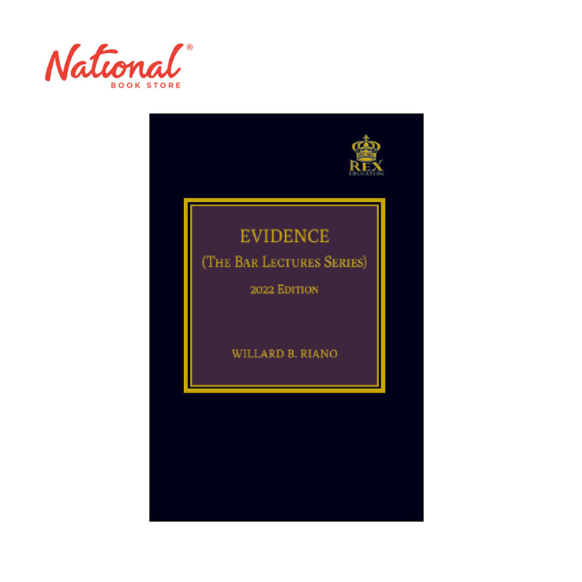Evidence (The Bar Lectures Series) (2022 Edition) by Atty. Williard B. Riano - Hardcover - Law Books