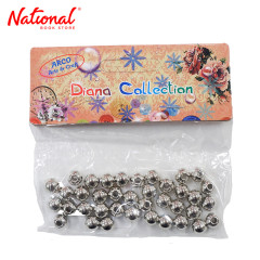 Arco Diana Beads F4487, Silver - Arts & Crafts Supplies -...